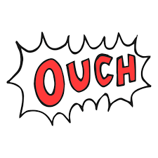 Ouch Illustration PNG & SVG Design For T-Shirts