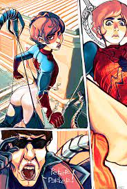 2020 2boys age difference ass blue eyes bodysuit brown hair comic  doctor octopus dubious consent femboy gay human human only kokman  light-skinned femboy light-skinned male light skin male male