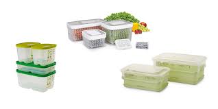 Tupperware manufactures and distributes food storage containers, cookware, water bottles and household products for retailers. Produce Keeper Reviews Oxo Greensaver Produce Keeper Princess House Fresh Healthy Produce Keeper And Tupperware Fridgesmart