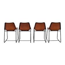 The luxe 3 recliner suite from the discount lounge centre offers the durability of genuine leather combined with the ultimate comfort of a reclining chair. 36 Off Cb2 Cb2 Roadhouse Chairs Chairs