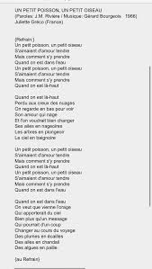 « ce qui nous a rassemblés autour de l'électro, c'est sa générosité » : Un Petit Poisson Un Petit Oiseau Juliette Greco Comptines Paroles Petit Poisson Juliette Greco