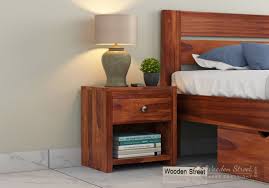Tile top tables are fantastic options if you eat dinner together with the dinner table. Buy Denzel Bedside Table Honey Finish Online In India Wooden Street