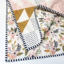 Make your own bedding with sewing tutorials that will teach you how to make a duvet cover, comforter, fitted sheet, bed skirt, and more. Pink Puzzlecloth Modern Wholecloth Baby Quilt Modern Baby Girl Etsy In 2021 Boho Baby Quilt Baby Girl Quilts Modern Baby Quilt