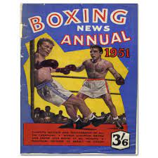 Tyson fury, deontay wilder have intense staredown at first news conference. Boxing News Poster 1951 Annual Cover