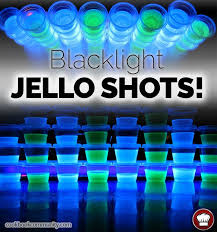 Blacklight Glowing Jello Shots Recipe Jello Shots Glow In Dark Party Blacklight Party