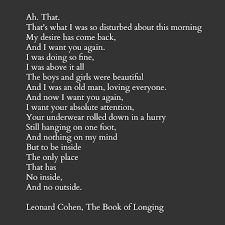 Black Book Of Poems Quotes Leonard Cohen The Book Of Longing Poetry Quotes Words Lovers Leonard Cohen Poetry Leonard Cohen Quotes Leonard Cohen Books
