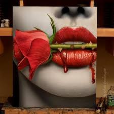 In Amore Vince Chi Fugge Cazzata In Amore Vince Chi Tira Fuori Le Palle Per Ottenere Cio Che Desidera Veramente Arte Del Fiore Labbra Rosse Immagini