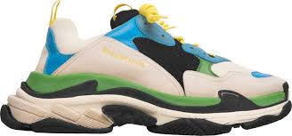 Since buying my balenciaga triple s they have pretty much been glued to my feet! Balenciaga Grey Blue Green Triple S Sneakers Incorporated Style