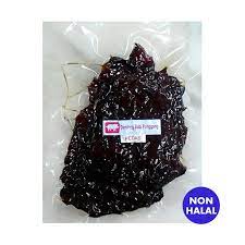 Dendeng babi adalah produk makanan berbentuk lempengan yang terbuat dari irisan daging babi 2.3 #(arat mutu den'eng ba&% dendeng babi yang baik yaitu dendeng babi yang memiliki mutu. Jual Titiles Dendeng Babi Panggang Pedas Makanan Instan 250 G Online April 2021 Blibli