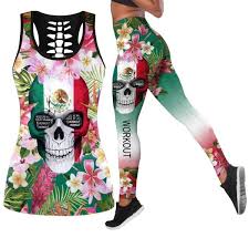 Butterflies skull print hoodies pocket hooded sweatshirt womens printed clothes. Womens Skulls Printed Hollow Out Tank Tops Yoga Fitness Apparel Sport Vest Suits Leisure Suits Skull Shirts For Women Wish