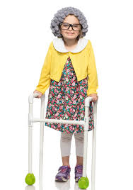 Child Grandma Costume Grandma Costume Granny Costume Kids Costumes