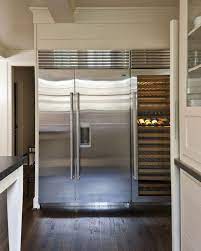 Maybe you would like to learn more about one of these? Wine Cooler Next To Refrigerator Transitional Kitchen