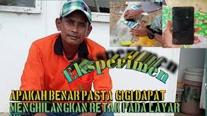 Vlog Eksperimen Apakah Benar Pasta Gigi Dan Kulit Pisang Bisa Menghilangkan Retak Pada Layar Hp Youtube