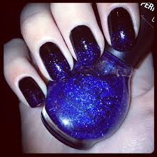 Black And Blue Ombre Nails Ombre Sparkle Nails Opi Black And Blue With Images Black And Blue Nails Blue Nail Art Blue Nail Designs