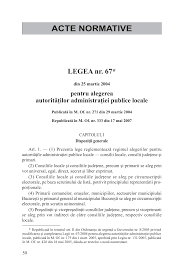 67/2004, republicată în monitorul oficial al româniei, partea i, nr. 2