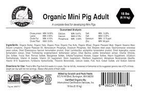 Organic Mini Pig Adult