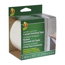 Would like to do without needing to seam. Duck Brand Indoor Outdoor Carpet Seaming Tape