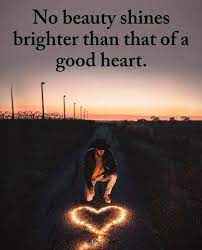 No Beauty Shines Brighter Than That Of A Good Heart Good Heart Quotes Heart Quotes Good Heart