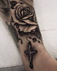 Show off your faith with this kind of minimalist tattoo design. 51 Rosary Tattoo Ideas With Meaning July 2021