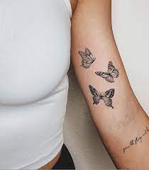 Double Take Beauty Butterfly Tattoo Butterfly Tattoo Geometric Tattoo Tattoos