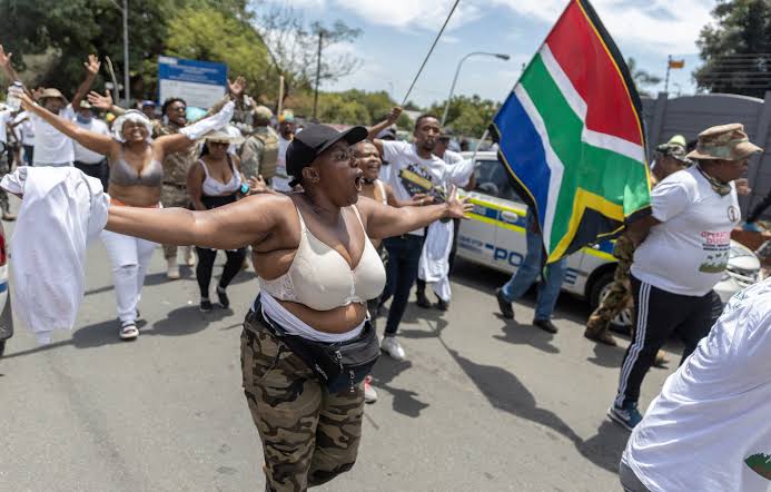 Fed-up SA citizens take to the streets, blaming foreigners for crime and the unemployment crisis