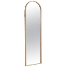 Black arched stainless steel leaner mirror. Full Length Arched Mirror By Coolican And Company For Sale At 1stdibs