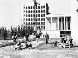 Roma E 42 Lavori In Corso Cinecitt Luce Unesco Foto Storiche Foto Vecchie Foto