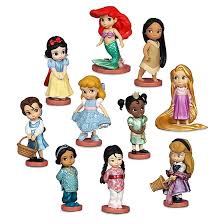 Desene de colorat cu prințesele disney. Set 10 Figurine Printesele Disney Animator