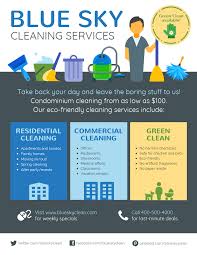 Cleaning Service Flyer Commercial Cleaning Services