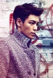 Rasped sides and top section brushed to one side: 15 Best Short Asian Hairstyles Men Mens Hairstyles Short Asian Men Hairstyle Asian Hair