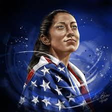 Patriot Tears Christen Press USWNT Forward #christenpress #patriottears  #christenpress #uswnt #drawing #artistsoninstagram #digitalart #draw  #artesanato. www.iartleo.com