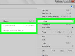 Comment Effacer L Historique Recent Dans Google Chrome