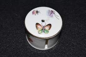 Porcelain Stamp Dispenser Butterflies And Bugs Cm Inc Chadwick Porcelain Stamp Roll Holder Butterfly Stamp Storage Des Stamp Storage Butterfly Stamp Stamp