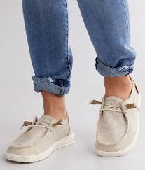Shop hey dude footwear now! Hey Dude Wendy Shoe Women S Shoes In White Nut Buckle Dude Shoes Dude Shoes Women Hey Dude Shoes