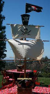 Add the plastic chain to the table decor at your pirate or halloween themed party. Pirate Ship Table Masts Pirate Theme Party Pirate Halloween Party Kids Pirate Party