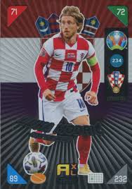 Luka ivanušec je na terenu. 234 Luka Modric Croatia Fans Favourite Euro 2021 Kickoff Football Cards Direct