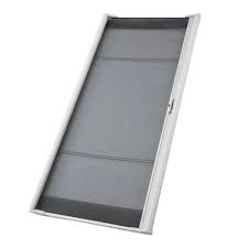 Get the best deals on glass home sliding doors. Odl 36 In X 78 In Brisa White Sliding Retractable Screen Door Zsmslw03 The Home Depot