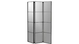 Mirrored Floor Screen Divider