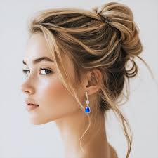 Sapphire Crystal Earrings