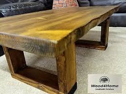 These beautiful, handmade coffee tables are made to order based on your preferences. Handmade Rustic Live Edge Coffee Table Viking Model 9 Colors Available Ebay Teak Wood Side Table Side Table Wood Live Edge Coffee Table