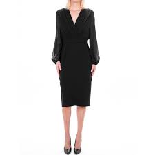 Scopri abito talpa / rosa antico, borsa shopper sprayground nero 910t3575nsz, dakota dress intro vert & molto altro. Max Mara Studio Juanita Dress Georgette Black Stile Arte Design