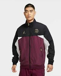 White, neutral gray, black, bordeaux. Nike Jordan Paris Saint Germain Psg Full Zip Jacket Size Medium M Bordeaux Ebay