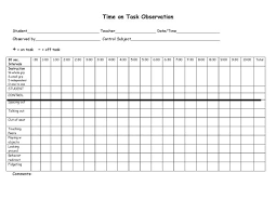 The Time On Task Chart I Can T Live Without Teaching Special Education Special Education Resources Behavior Interventions