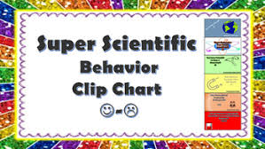 behavior clip chart w science puns