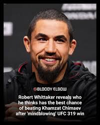 Robert Whittaker weighed in