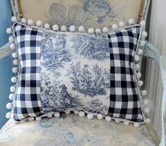 Please review all photos and measurements before purchasing** pillows measures 7 3/4 x 11 3/4 seam to seam. Handmade Country French Blue Toile Accent Pillow Elegant Etsy In 2020 French Pillows Country House Decor Handmade Home Decor