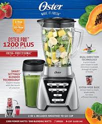 Oster Pro 1200 Blender Plus 24 Oz Smoothie Cup Blending Just Got Better With The Oster Pro 1200 Plus You Can Make Smoothie Cup Blender Best Smoothie Blender