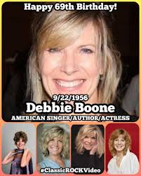 Happy Birthday Debby Boone! 🎂 The singer of the timeless hit “You Light Up  My Life” was born September 22, 1956, and turns 69 today. Her breakthrough  single in 1977 wasn't just
