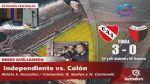 Fifa 21 racing vs san lorenzo. Muy Independiente En Vivo Independiente Vs Colon Superliga Argentina Facebook