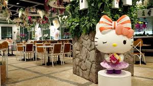 Hello Kitty Orchid Garden Opens To The Public On May 12 Kitty Cafe Hello Kitty Themed Cafes